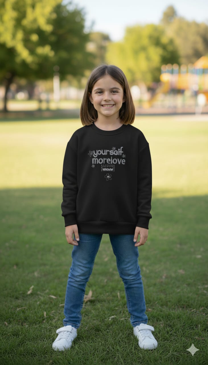 Top Black Flower Yourself